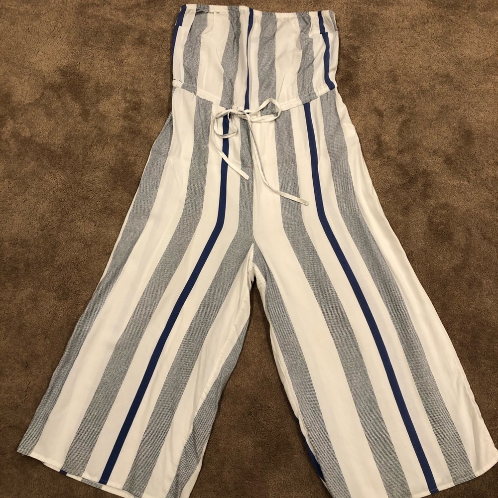 Striped Cotton On Jumpsuit